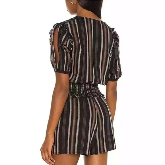 Paige Laya Stripe Romper NWOT - Picture 2 of 9